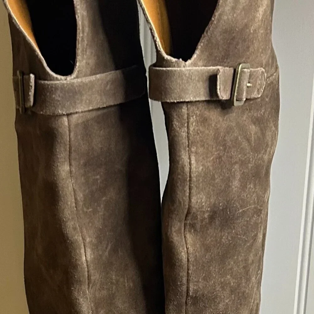 Kork-Ease Womens Suede Round Toe Knee-High Boots  Size 6.5